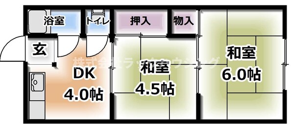 エアロプレーン春日の物件間取画像